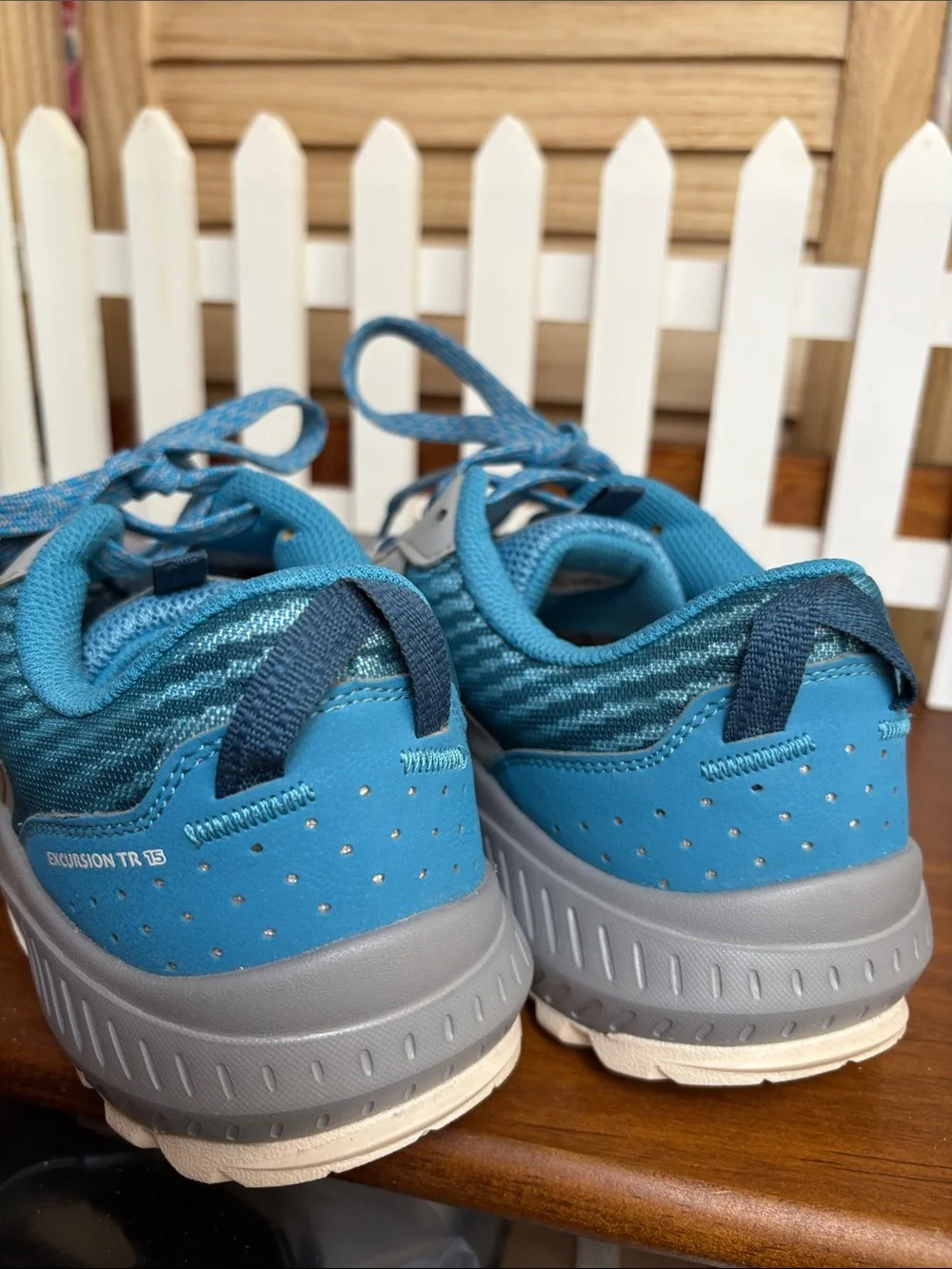 Saucony 8 Wide Excursion TR15 Alloy Topaz Trail Running Shoes Sneakers